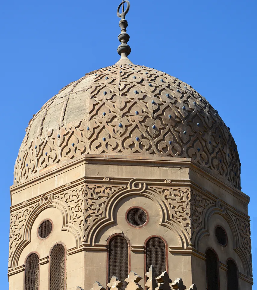 FDome over the tomb chamber